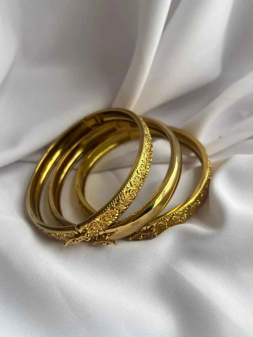 Lot de 3 Bracelets Dorés