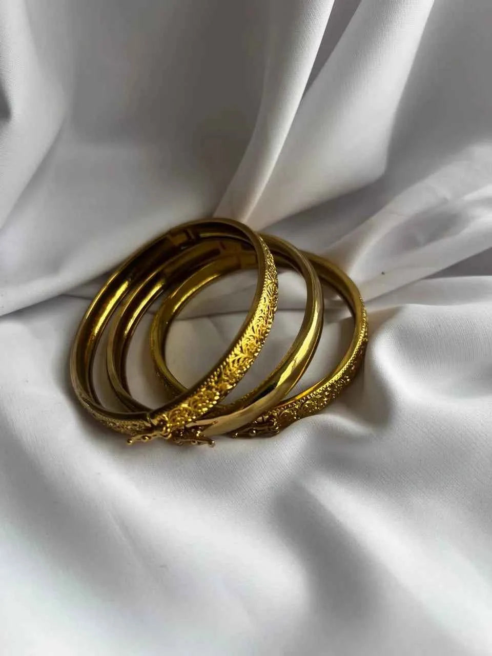 Lot de 3 Bracelets Dorés