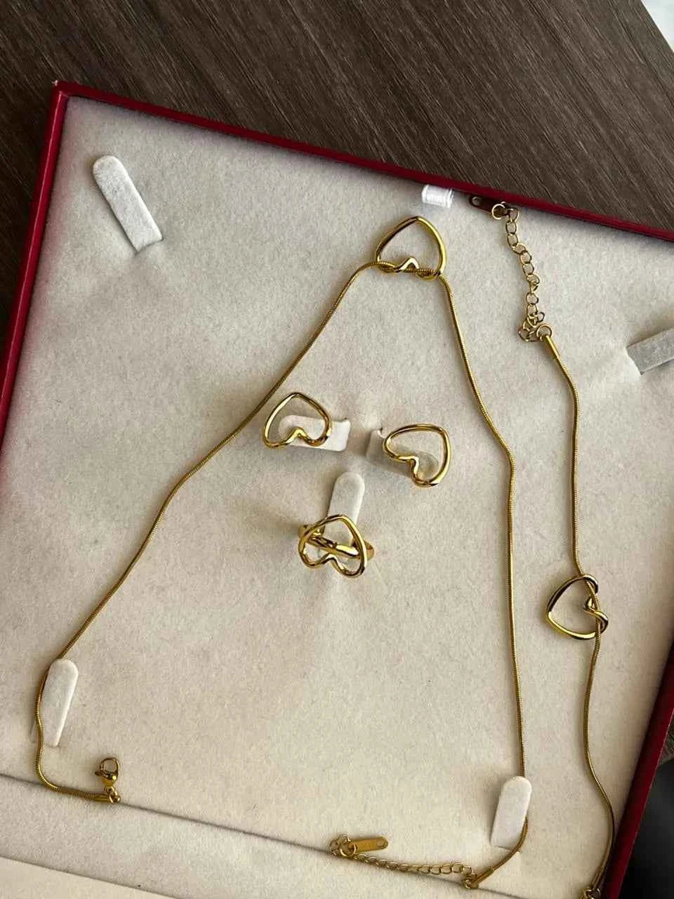 Parure "Modèle Cœur"