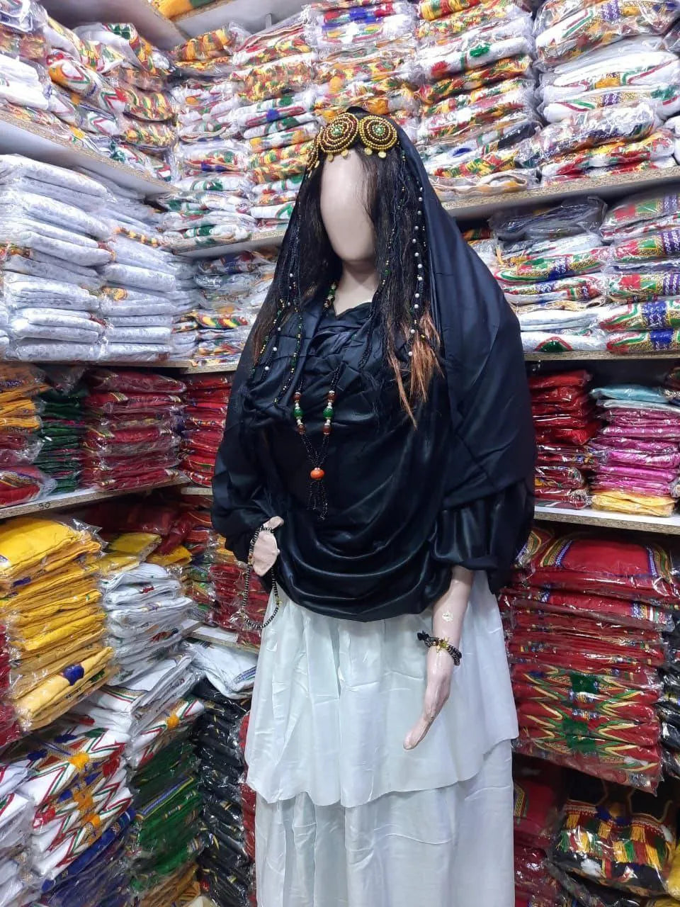 Tenue Traditionnelle Sahraouie Complète "En-N'kcha"