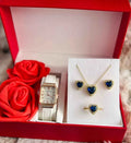 Coffret Cadeau Montre et Collier