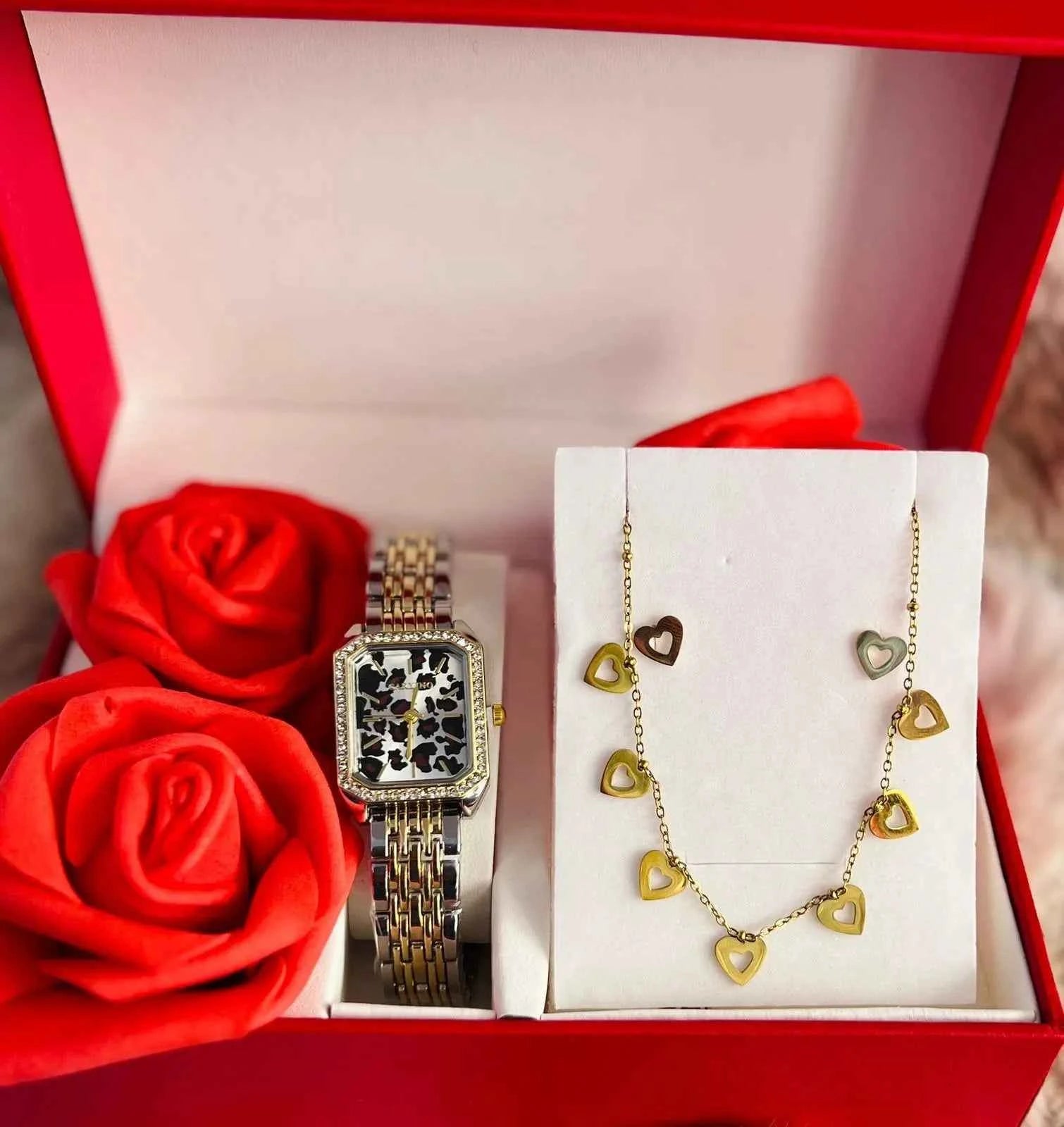 Coffret Cadeau Montre et Collier