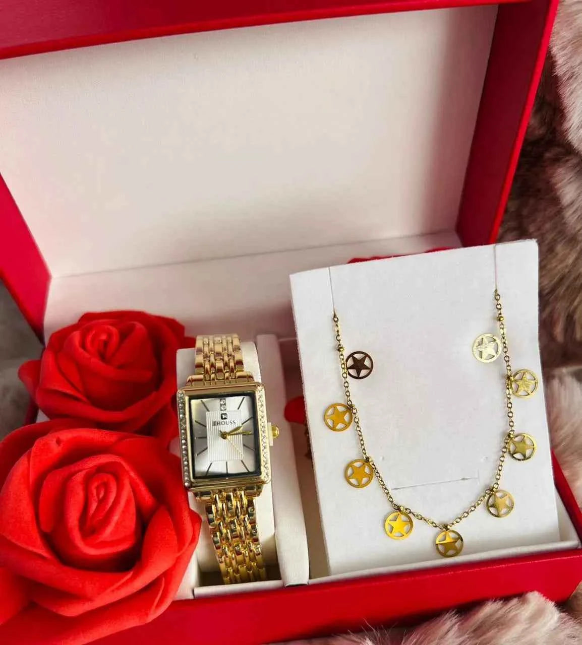 Coffret Cadeau Montre et Collier