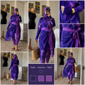 Burkinabé imprimé de luxe – Ensemble complet de 5 pièces avec sangle