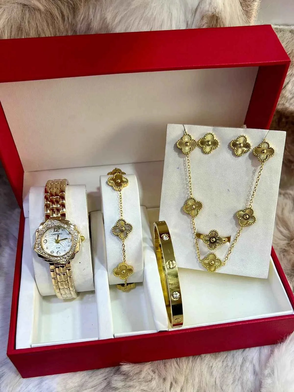 Coffret Parure "Trèfle"