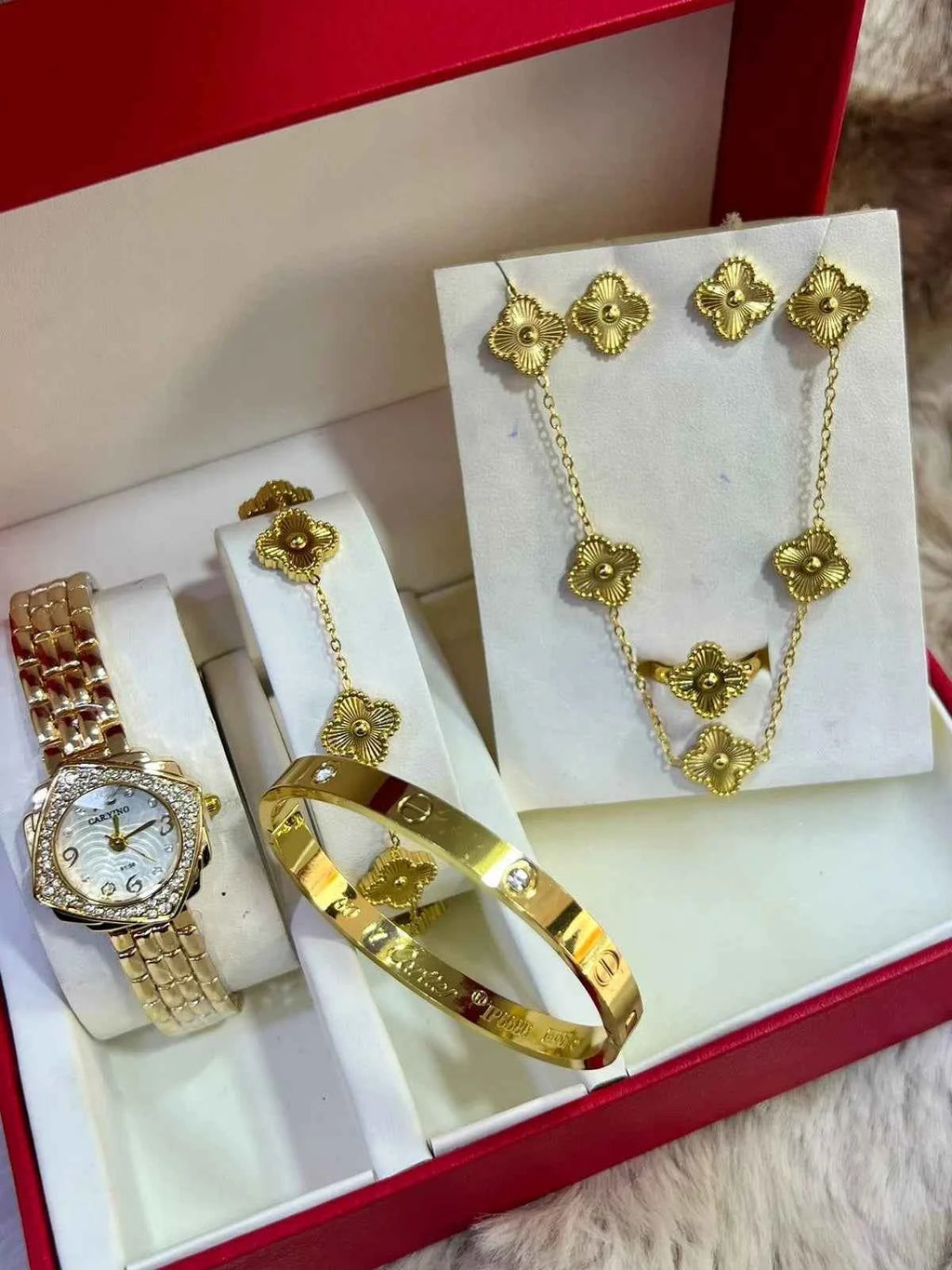 Coffret Parure "Trèfle"