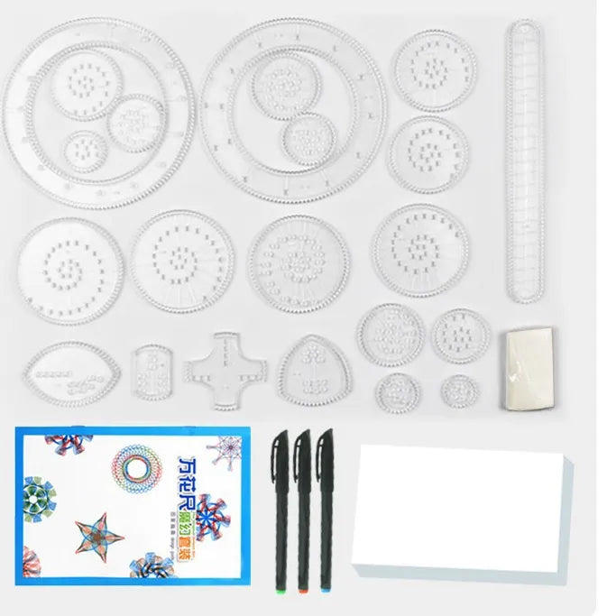Kit de Dessin Spirographe Créatif – "Painting Designer"