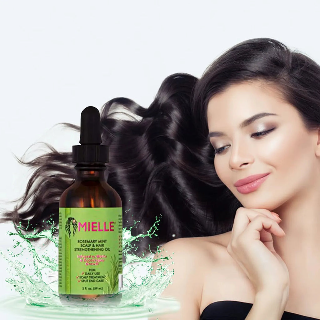 Pack Soin  Coiffage Capillaire Élite – Brosse Lissante + Boucleur Automatique MiraCurl + Huile Mielle Rosemary Mint