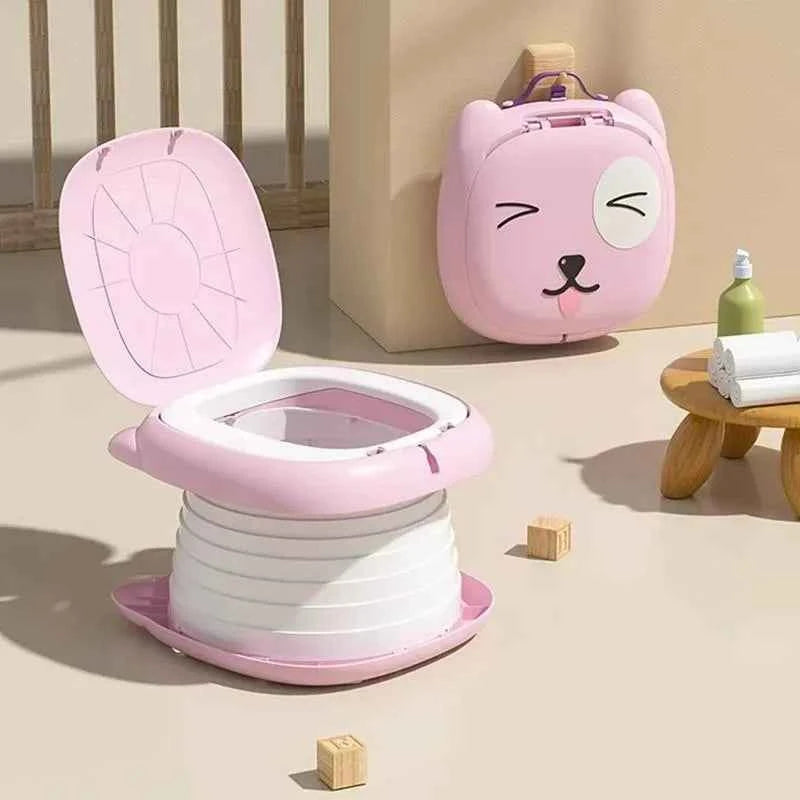 Pot Pliable & Portable pour Enfant – Design Animal Rigolo