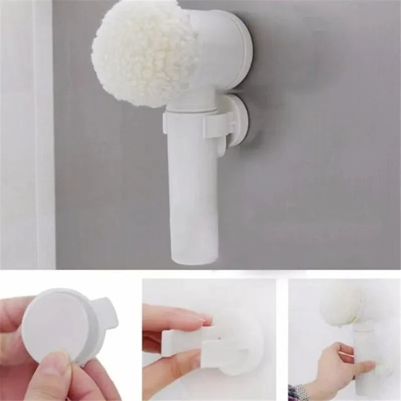 Pack Entretien &amp; Nettoyage Maison 3-en-1 – Serpillière Éponge Auto-Essorante + Rasoir Anti-Bouloche Électrique USB + Brosse de Nettoyage Électrique Sans Fil