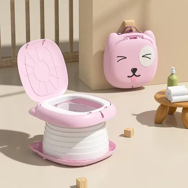 Pot Pliable & Portable pour Enfant – Design Animal Rigolo (Maison & Voyage)