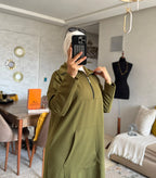 كسوة أنيقة بسنسلة وجيب - عملية ومريحة لكل يوم