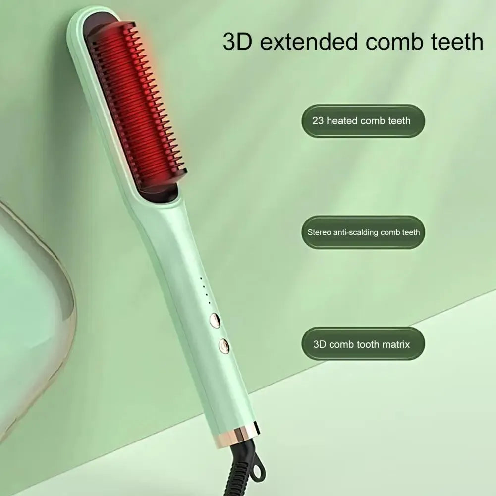 Brosse Lissante Thermal Ceramic 2-en-1 (Lissage &amp; Ondulation)