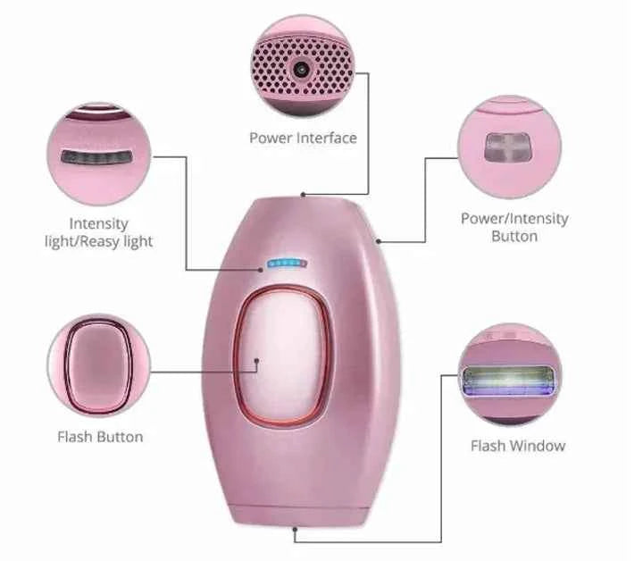 Appareil d'Épilation Définitive IPL à Lumière Pulsée (990 000 Flashs)