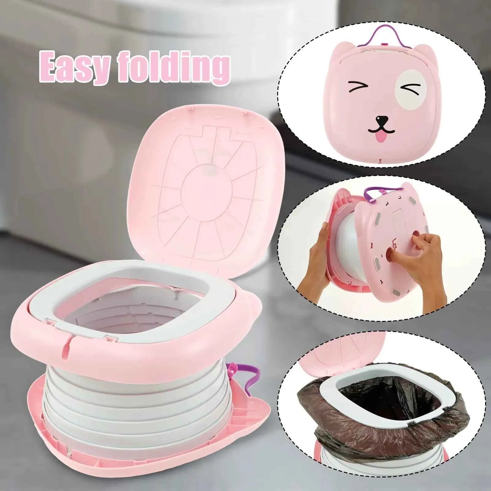 Pot Pliable & Portable pour Enfant – Design Animal Rigolo (Maison & Voyage)