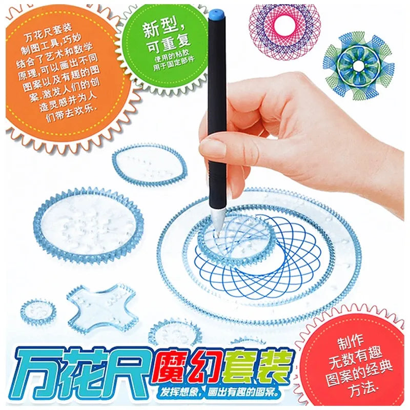 Kit de Dessin Spirographe Créatif – "Painting Designer"