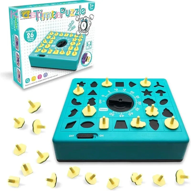 Jeu de Société & Casse-Tête Chronométré "Time Puzzle" (26 Pièces)
