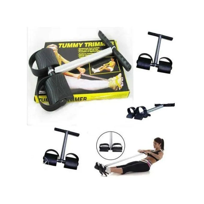 Appareil de Fitness Tummy Trimmer à Ressort en Acier – Rameur Extenseur Multi-Fonction