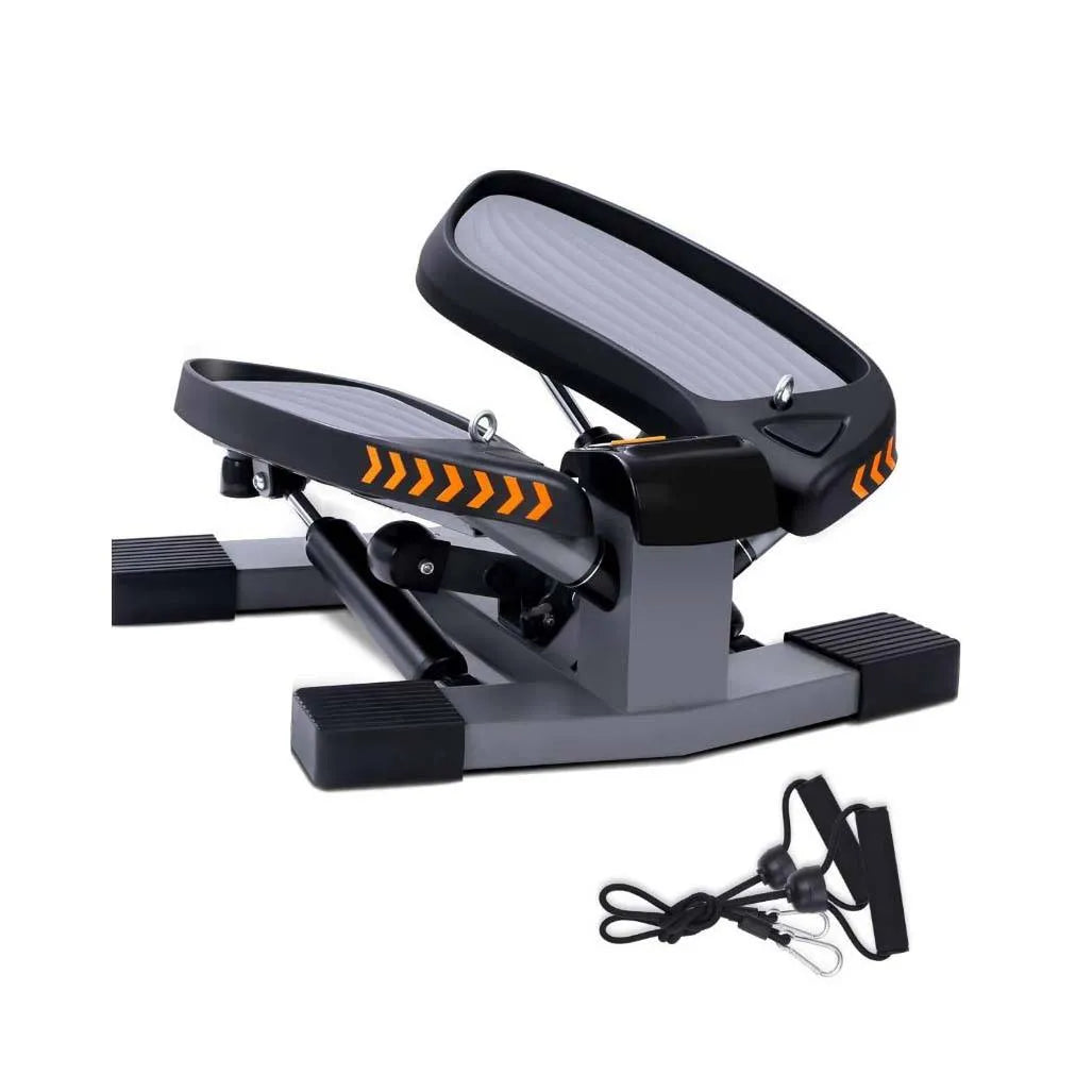 Mini Stepper de Fitness Pliable avec Cordes de Résistance – Cardio &amp; Tonification