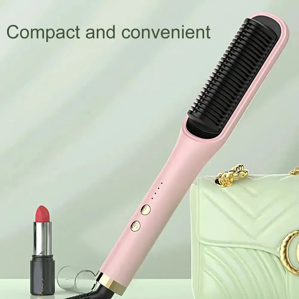 Brosse Lissante Thermal Ceramic 2-en-1 (Lissage &amp; Ondulation)