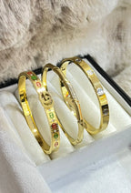 Trio de Bracelets en Acier Inoxydable
