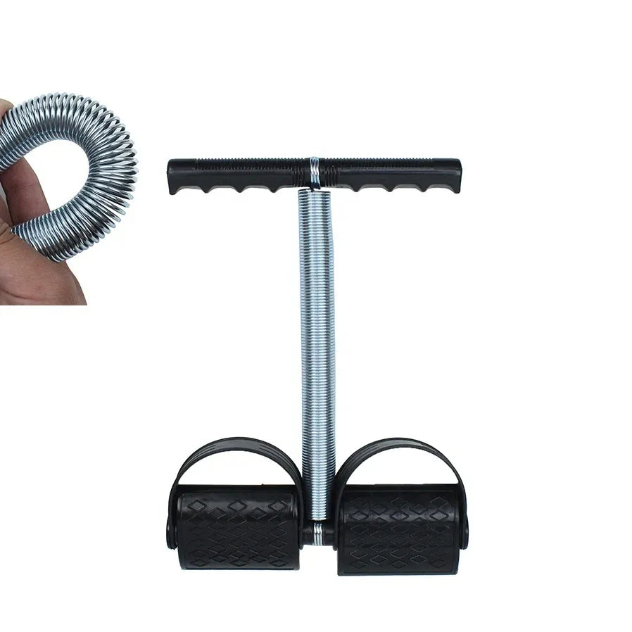 Appareil de Fitness Tummy Trimmer à Ressort en Acier – Rameur Extenseur Multi-Fonction