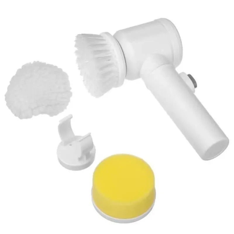 Pack Entretien &amp; Nettoyage Maison 3-en-1 – Serpillière Éponge Auto-Essorante + Rasoir Anti-Bouloche Électrique USB + Brosse de Nettoyage Électrique Sans Fil