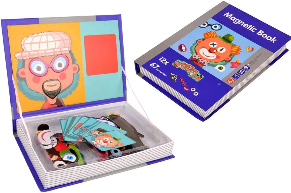 Livre Magnétique Éducatif & Créatif pour Enfants (3 à 8 Ans)