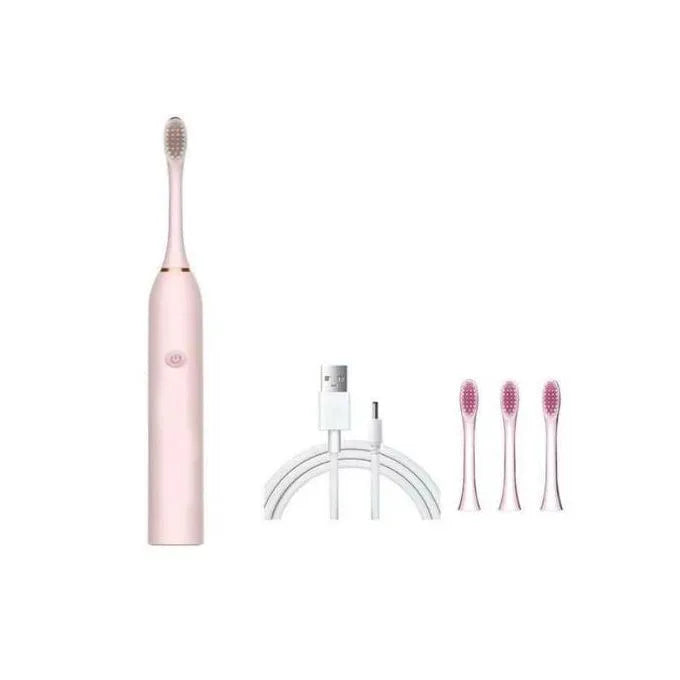 Pack Soin & Blanchiment Dentaire 3-en-1 – Brosse à Dents Électrique Sonic + Dentifrice FairSmile (Fleur de Cerisier & Pêche) + Stylo Blanchissant Dazzling White
