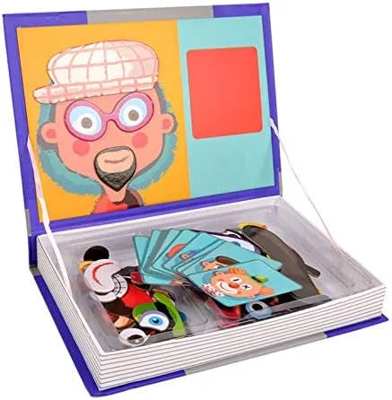 Livre Magnétique Éducatif & Créatif pour Enfants (3 à 8 Ans)