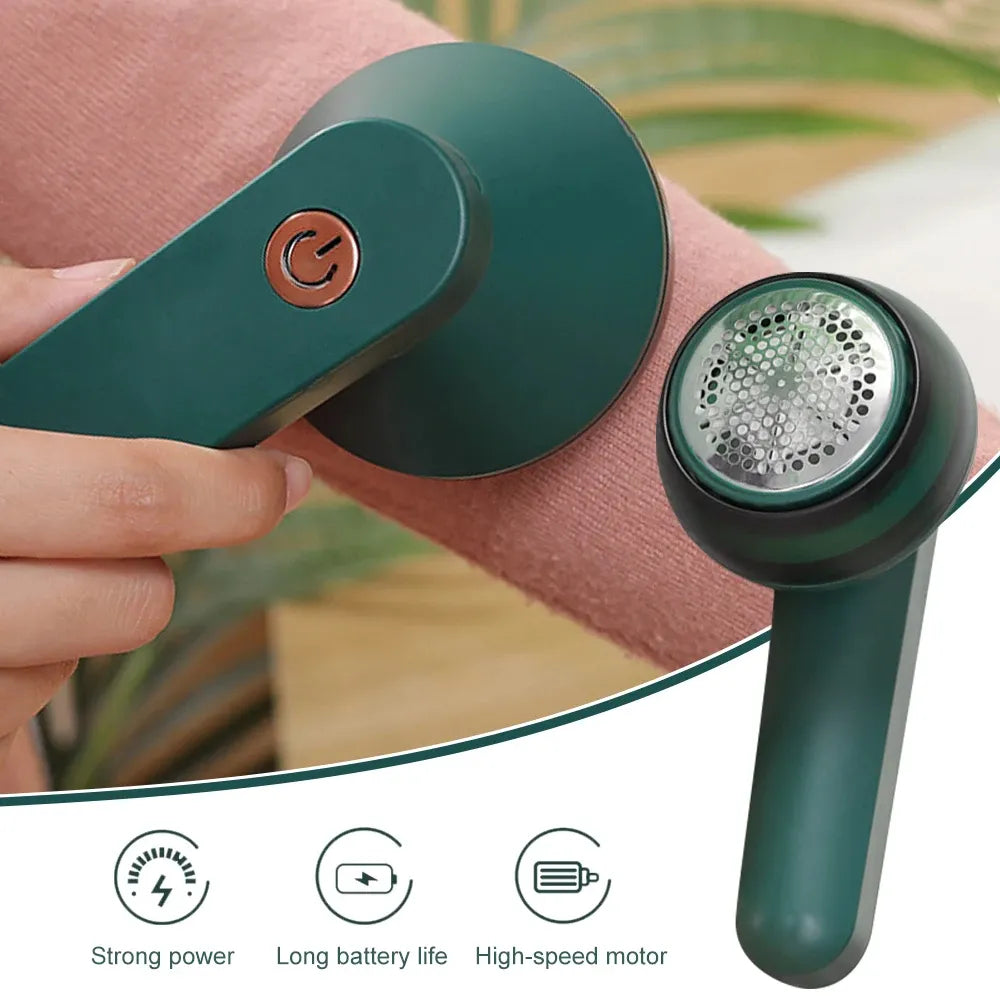 Rasoir Anti-Bouloche Électrique Rechargeable USB – Rénovateur de Textiles &amp; Vêtements