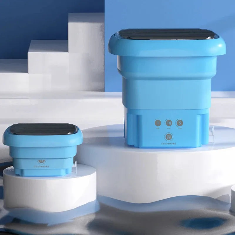 Mini Machine à Laver Pliable &amp; Portable avec Stérilisation UV