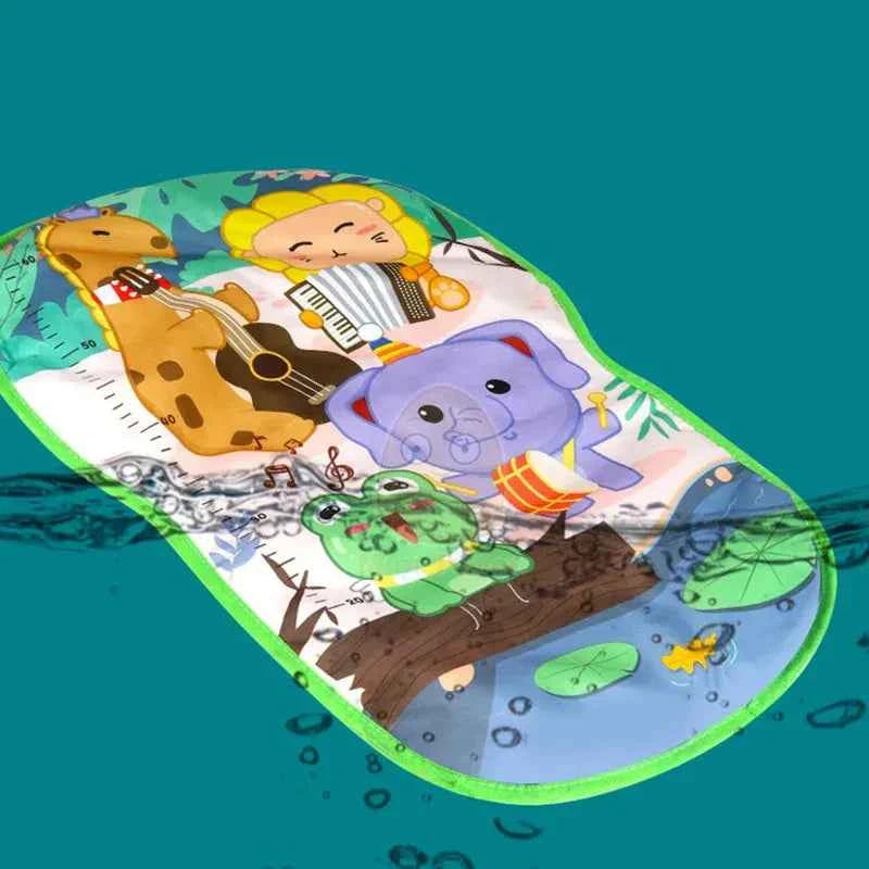 Tapis d'Éveil Musical 4-en-1 avec Piano Kick &amp; Play pour Bébé