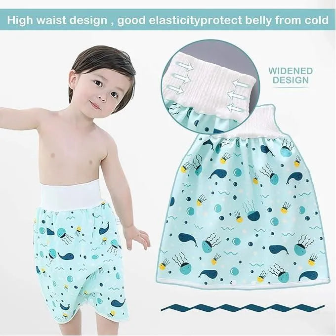Jupe d'Apprentissage Étanche Anti-Fuites pour Bébé – Protection Nocturne &amp; Confort