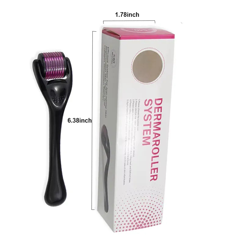 Pack Soin & Rénovation du Visage 3-en-1 – Spatule Ultrasons + Derma Roller 540 Aiguilles + Kit GuanJing (Masseur et Sérum)