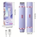 Rasoir Électrique & Tondeuse Bikini 2-en-1 pour Femme – Rechargeable USB