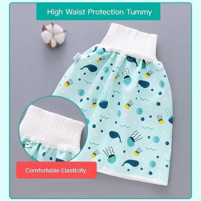 Jupe d'Apprentissage Étanche Anti-Fuites pour Bébé – Protection Nocturne &amp; Confort