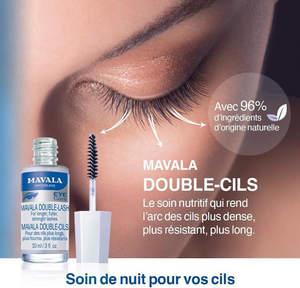 Mavala Double-Cils – Soin Nutritif Fortifiant pour Cils & Sourcils (10 ml)