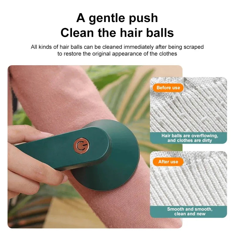 Rasoir Anti-Bouloche Électrique Rechargeable USB – Rénovateur de Textiles &amp; Vêtements