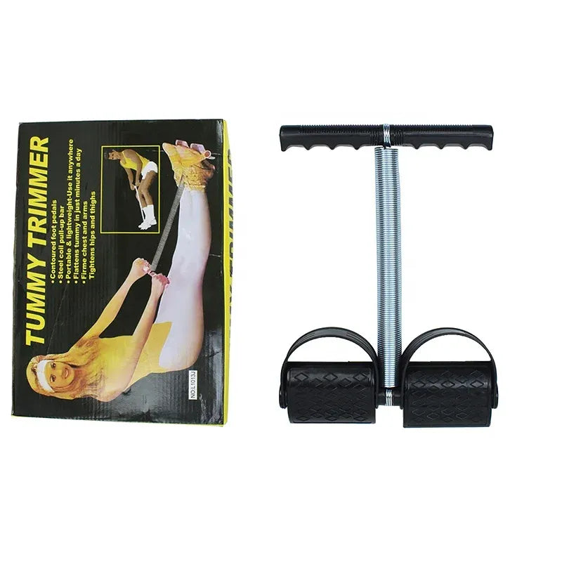 Appareil de Fitness Tummy Trimmer à Ressort en Acier – Rameur Extenseur Multi-Fonction