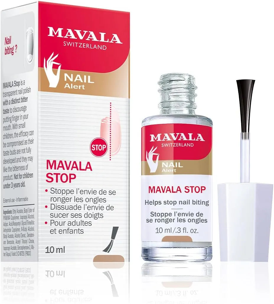 MAVALA STOP – Vernis Amer Anti-Rongement des Ongles & Sucement du Pouce (10 ml)