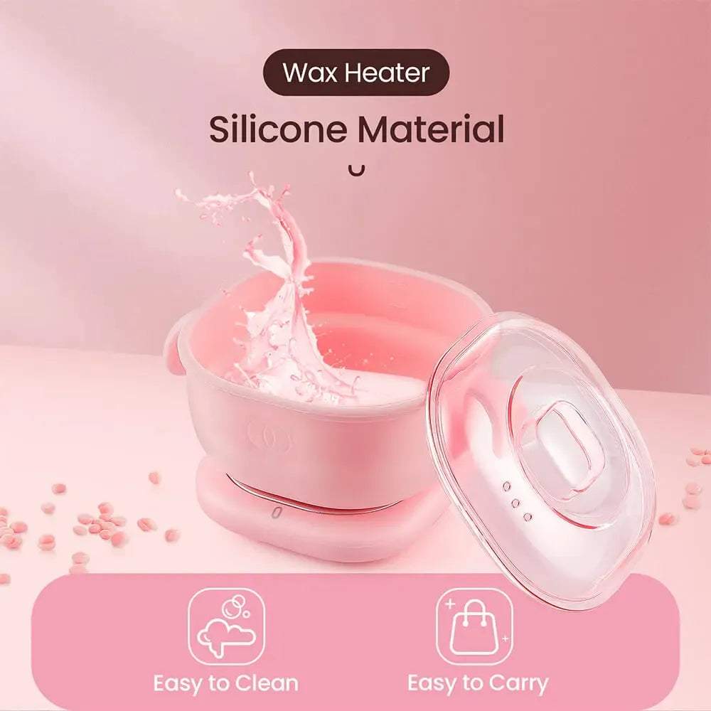 Chauffe-Cire Électrique Pliable en Silicone 100W (400 ml)